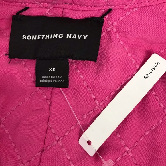 Something Navy Reversible Quilted Jacket - Picture 7 of 11